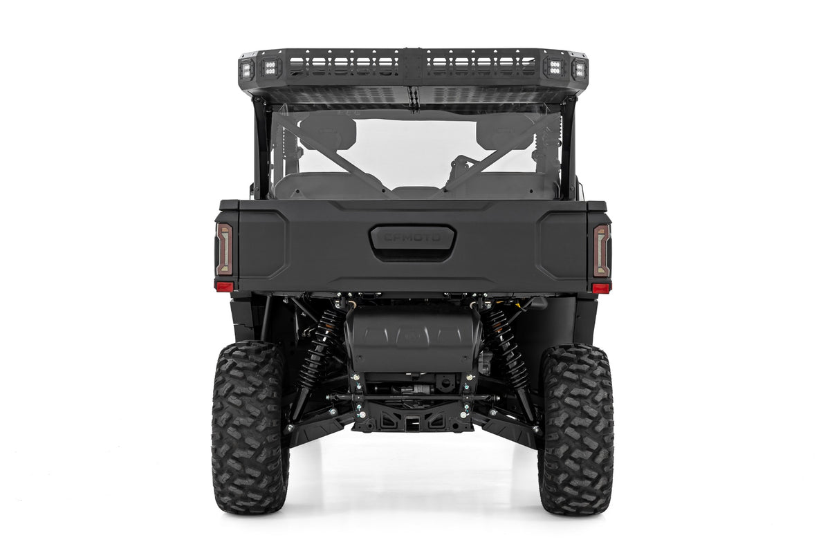 Cargo Rack | Dual 2" Black LED Pairs | Flush Mount | CFMOTO U10 1000 PRO