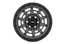Rough Country 85 Series Wheel | Simulated Beadlock | Gunmetal Gray/Black | 17x9 | 6x5.5 |+25mm