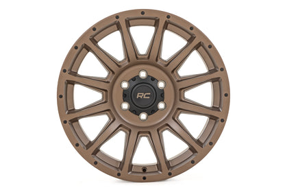Rough Country 90 Series Wheel | One-Piece | Bronze | 18x9 | 5x5 | -12mm