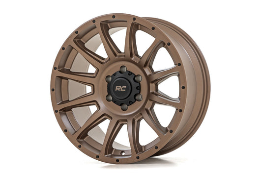 Rough Country 90 Series Wheel | One-Piece | Bronze | 20x10 | 5x5 | -19mm