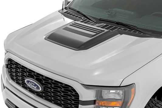 Hood Scoop | E7 Velocity Blue | Ford F-150 2WD/4WD (2021-2025)