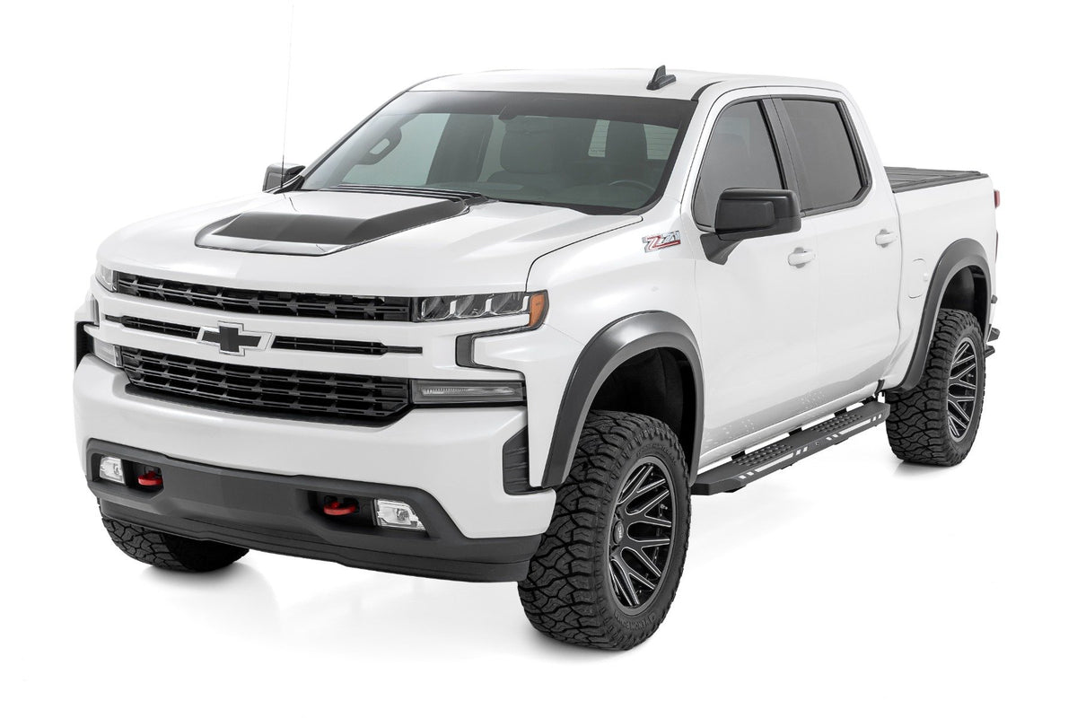 AC2 Running Boards | Amber/White | Crew Cab | Chevy/GMC 1500/2500HD/3500HD (19-26 & Refresh)