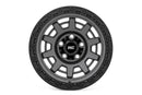 Rough Country 85 Series Wheel | One-Piece | Gunmetal Gray/Black | 15x8 | 5x4.5 | -19mm