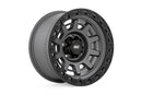 Rough Country 85 Series Wheel | One-Piece | Gunmetal Gray/Black | 15x8 | 5x5.5 | -19mm