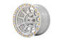 Rough Country 85 Series Wheel | Simulated Beadlock | Full Machine | 17x9 | 6x5.5 | -12mm