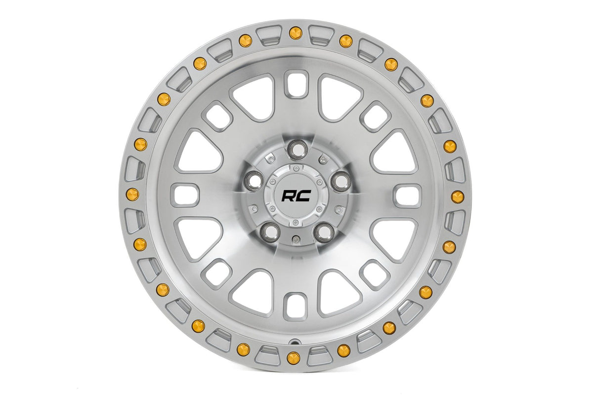 Rough Country 82 Series Wheel | One-Piece | Full Machined | 17x9 | 6x5.5 | -12mm