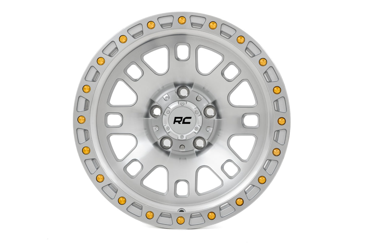 Rough Country 82 Series Wheel | One-Piece | Full Machined  | 17x9 | 5x4.5 | -12mm
