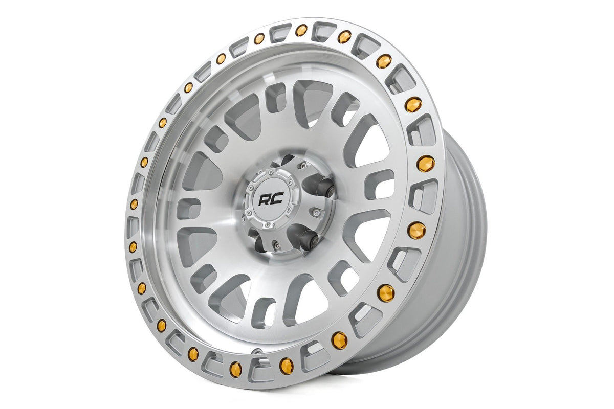 Rough Country 82 Series Wheel | One-Piece | Full Machined | 15x8 | 5x4.5 | -19mm