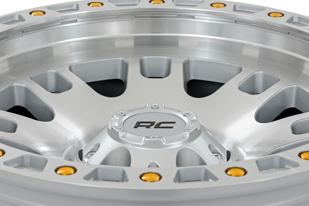 Rough Country 82 Series Wheel | One-Piece | Full Machined  | 17x9 | 5x4.5 | -12mm