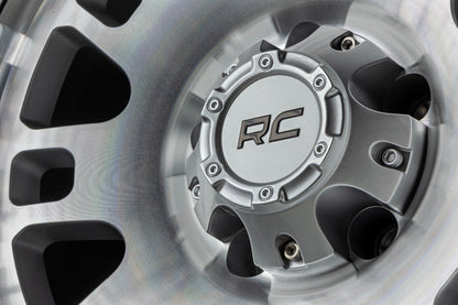 Rough Country 82 Series Wheel | One-Piece | Full Machined | 15x8 | 5x4.5 | -19mm
