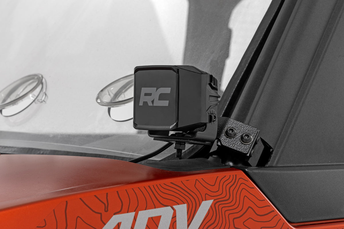 LED Light Kit | Front Mount | 3" Chrome Pair | Wide Angle | Polaris XPEDITION ADV 5