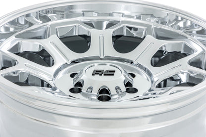 Rough Country 77 Series Wheel | One-Piece |Chrome | 22x12 | 6x5.5 | -44mm