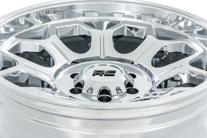 Rough Country 77 Series Wheel | One-Piece |Chrome | 22x12 | 8x170 | -44mm