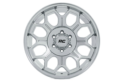 Rough Country 77 Series Wheel | One-Piece |Chrome | 22x12 | 6x135 | -44mm