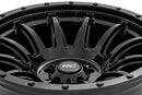 Rough Country 90 Series Wheel | One-Piece | Gloss Black | 20x9 | 6x5.5 | -12mm