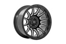Rough Country 90 Series Wheel | One-Piece | Gloss Black w/machined spokes | 18x9 | 6x5.5 | 0mm