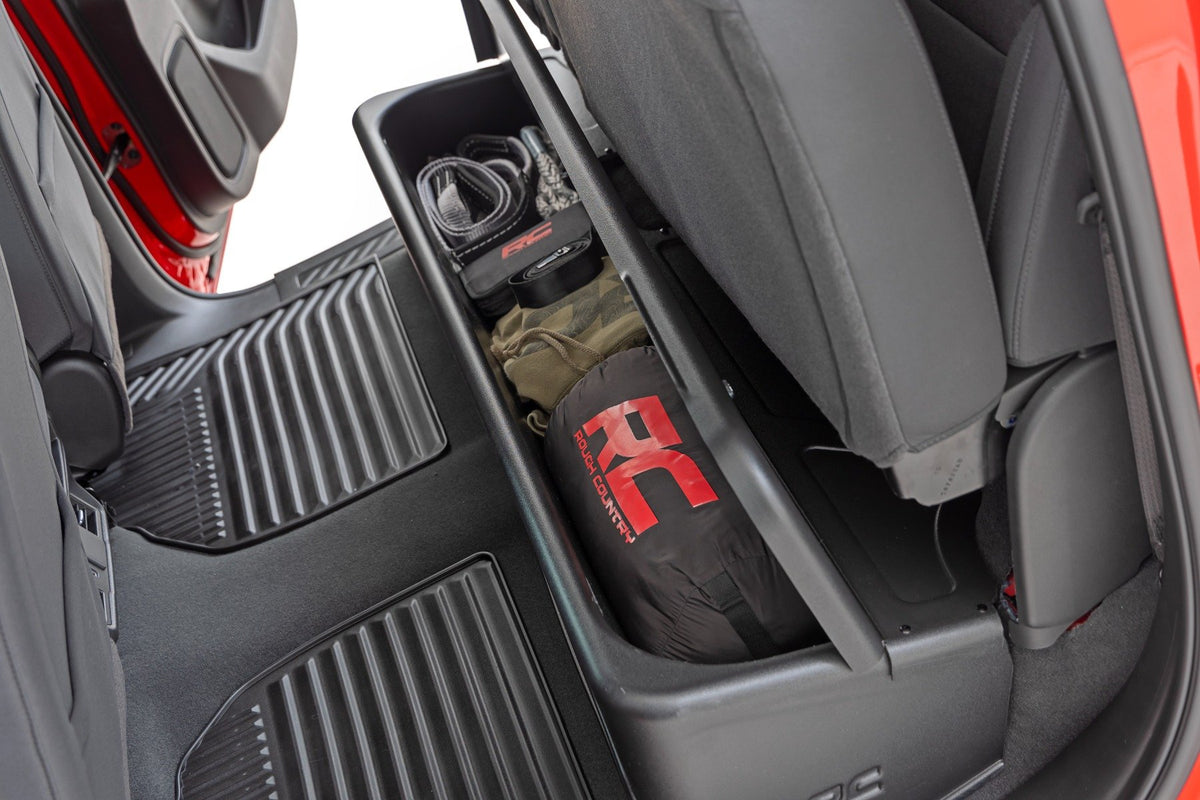Under Seat Storage with Locking Lid | Crew Cab | Chevy/GMC 1500/2500HD/3500HD (19-26 & Classic)