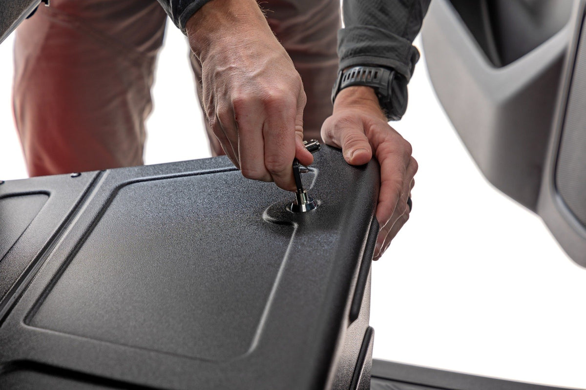Under Seat Storage with Locking Lid | Crew Cab | Chevy/GMC 1500/2500HD/3500HD (19-26 & Classic)