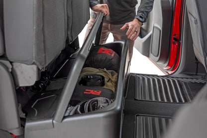 Under Seat Storage with Locking Lid | Crew Cab | Chevy/GMC 1500/2500HD/3500HD (19-26 & Classic)