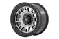 Rough Country 82 Series Wheel | One-Piece | Machined Semi Gloss Black | 17x9 | 5x5 | -12mm