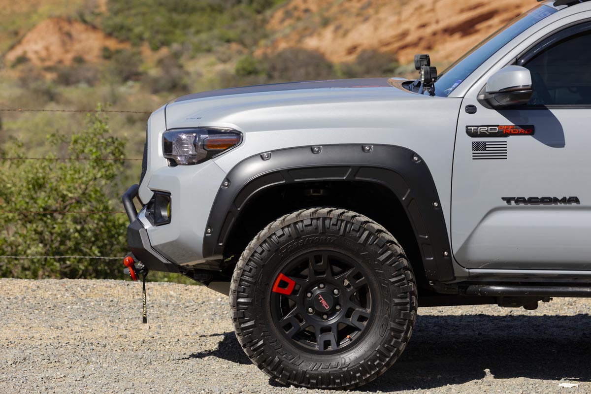 Fender Flares | Defender | 8W7 Blue Crush | Toyota Tacoma 2WD/4WD (2016-2023)