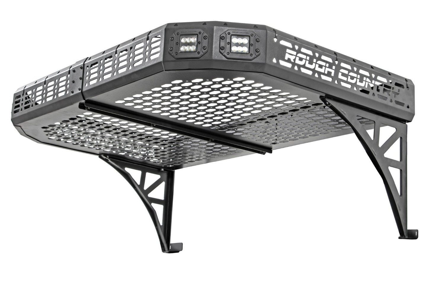 Cargo Rack | Dual 2" Black LED Pairs | Flush Mount | CFMOTO UFORCE 1000