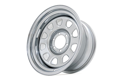 Steel Wheel | Chrome | 15x8 | 5x5.5 | 4.25 Bore | -19mm