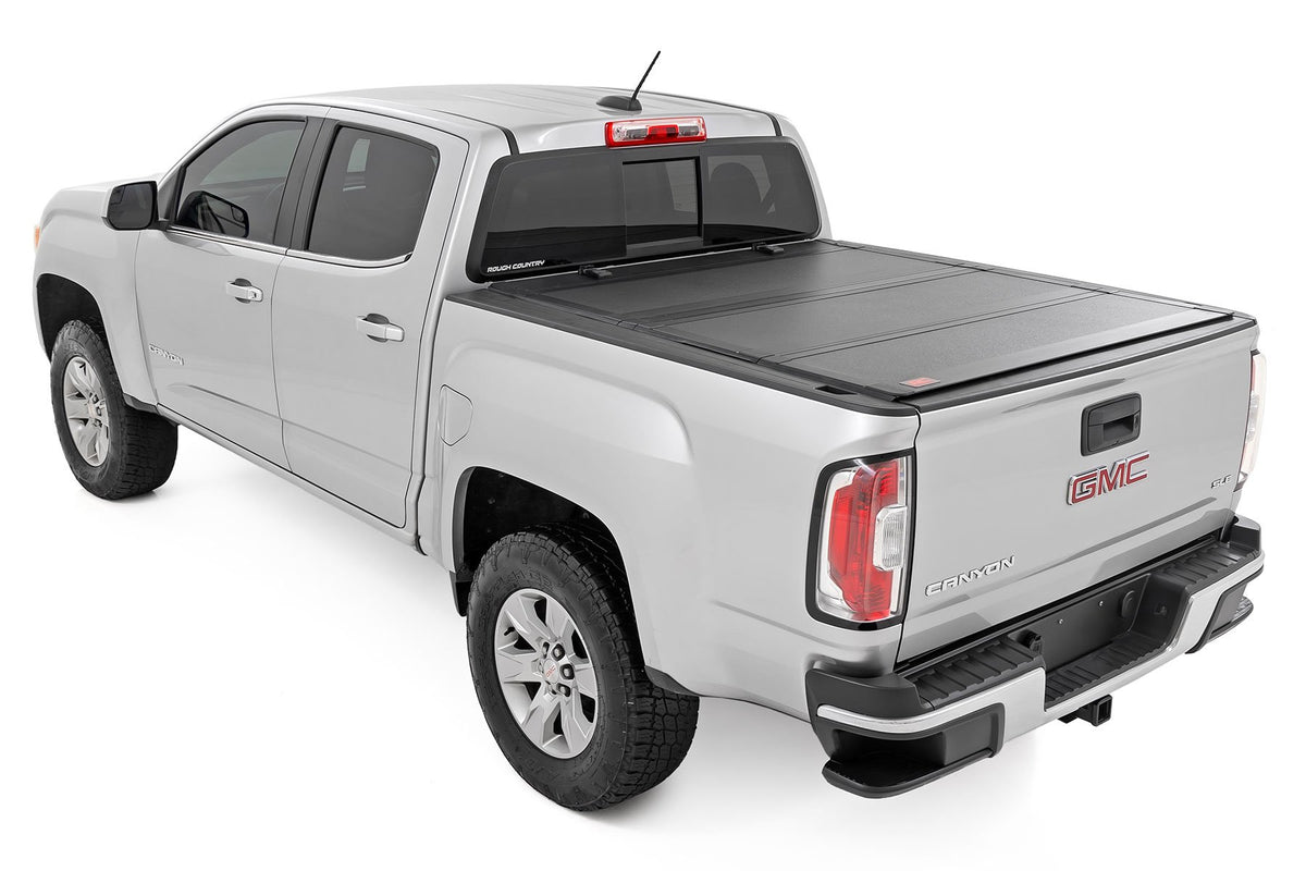 Hard Tri-Fold Flip Up Bed Cover | 6' Bed | Chevy/GMC Canyon/Colorado (15-26)