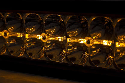 20 Inch Chrome Series LED Light Bar | Dual Row | Amber DRL
