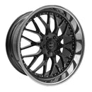 Esko 4.0 - 6-Lug 6x139.7 — Gloss Black with Polished Lip