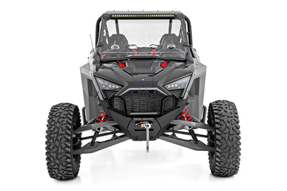 30" Single Row Light Mount | Front | Black Series | Polaris RZR Turbo R 4