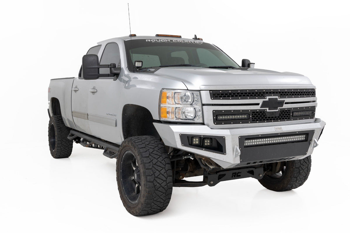 LED Light Kit | Ditch Mount |  3" OSRAM | Wide | Chevy 1500 & Chevy/GMC 2500HD/3500HD (07-14)