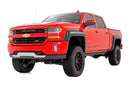 Pocket Fender Flares | 6'7" & 8' Bed | G9K Satin Steel | Chevy Silverado 1500 (14-18)/2500HD