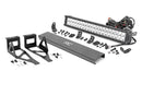 LED Light Kit | Bumper | 20" Chrome Dual Row | Amber DRL | Ford F-250/F-350 Super Duty (05-07)