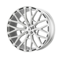 Asanti Black Abl-21 LEO 22" - 5-Lug 5x115 — BRUSHED SILVER