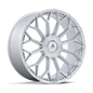 Asanti Black Envoy 24" - 6-Lug 6x5.5 — GLOSS SILVER W/ BRUSHED FACE