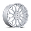 Asanti Black Envoy 24" - 6-Lug 6x5.5 — GLOSS SILVER W/ BRUSHED FACE