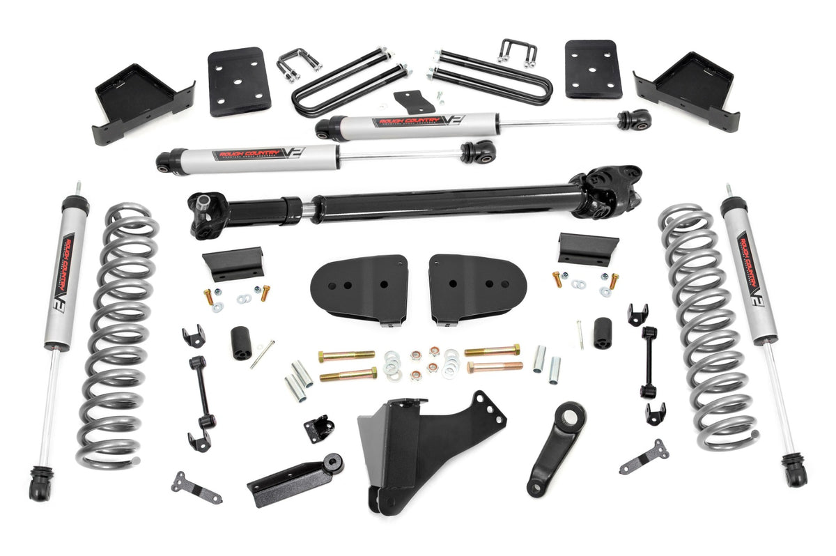 6 Inch Lift Kit | Diesel | No OVLD | FR D/S | V2 | Ford F-250/F-350 Super Duty (23-25)