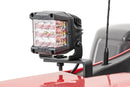 LED Light Kit | Ditch Mount | 2" Black Pair | Amber DRL | Chevy Silverado 1500 (19-26)