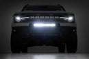 20 Inch Black Series LED Light Bar | Single Row | Amber DRL