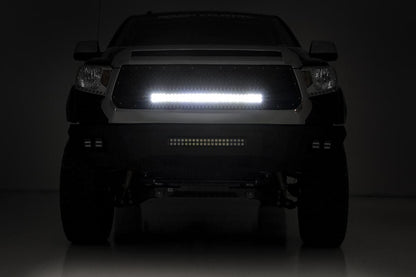 Mesh Grille | 30" Dual Row LED | Black | Amber DRL | Toyota Tundra (14-17)