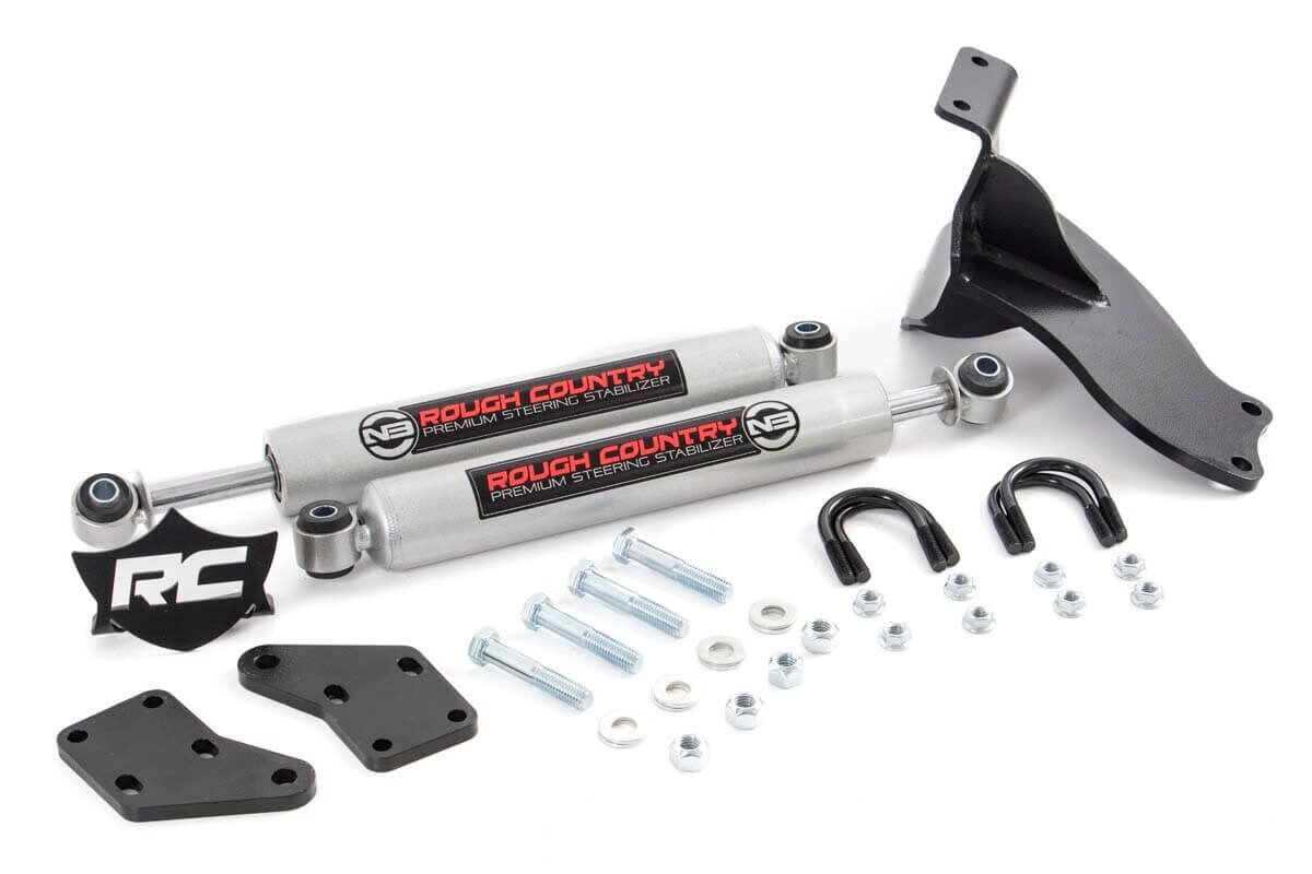 N3 Steering Stabilizer | Dual | 2.5-8 Inch Lift | Ram 2500 (14-26)/3500 (13-25)