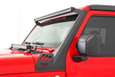LED Light Kit | Windshield Mount | 50" BLK Dual Row | Jeep Gladiator JT/Wrangler JL (18-26)