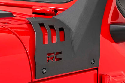 LED Light Kit | Windshield Mount | 50" BLK Single Row | Jeep Gladiator JT/Wrangler JL (18-26)