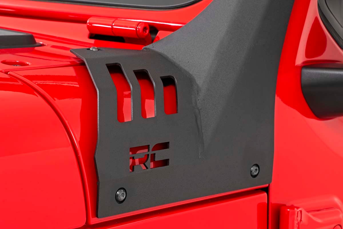LED Light Kit | Windshield | 50" BLK Dual Row | WHT DRL | Jeep Gladiator JT/Wrangler JL (18-26)