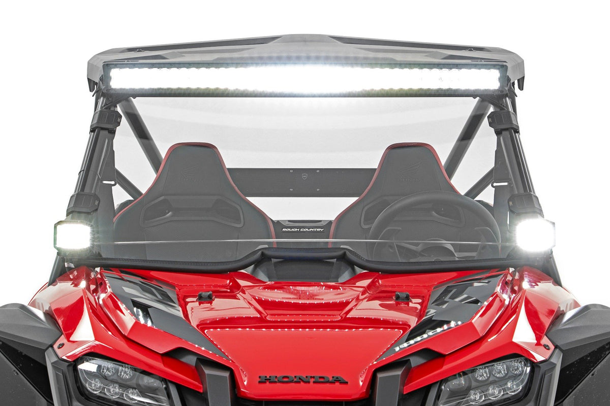 LED Light Kit | Front Mount | 40" Black Dual Row | Honda Talon 1000