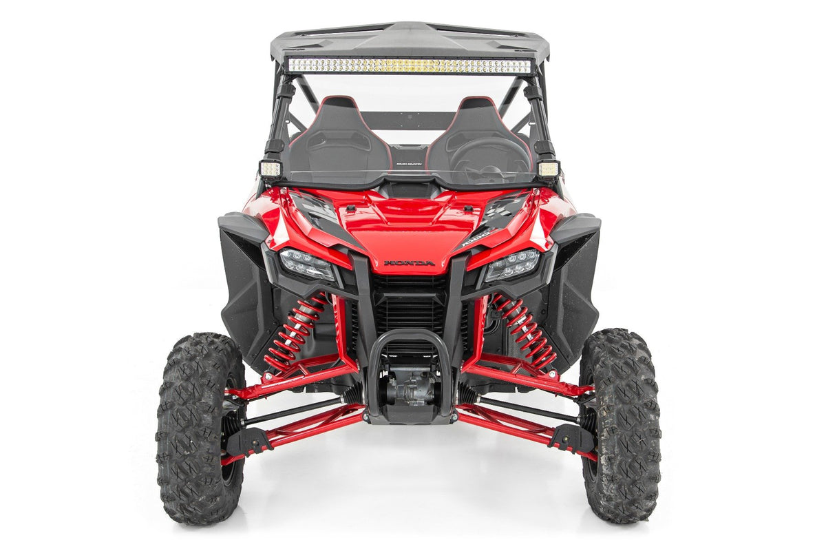 LED Light Kit | Front Mount | 40" Black Dual Row | White DRL | Honda Talon 1000