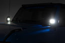 LED Light Kit | Ditch Mount |  2" Chrome Pair | Wide | Ford Bronco 4WD (21-25)
