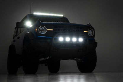 LED Light Kit | Upper Windshield | 40" Black Single Row | Ford Bronco (21-25)
