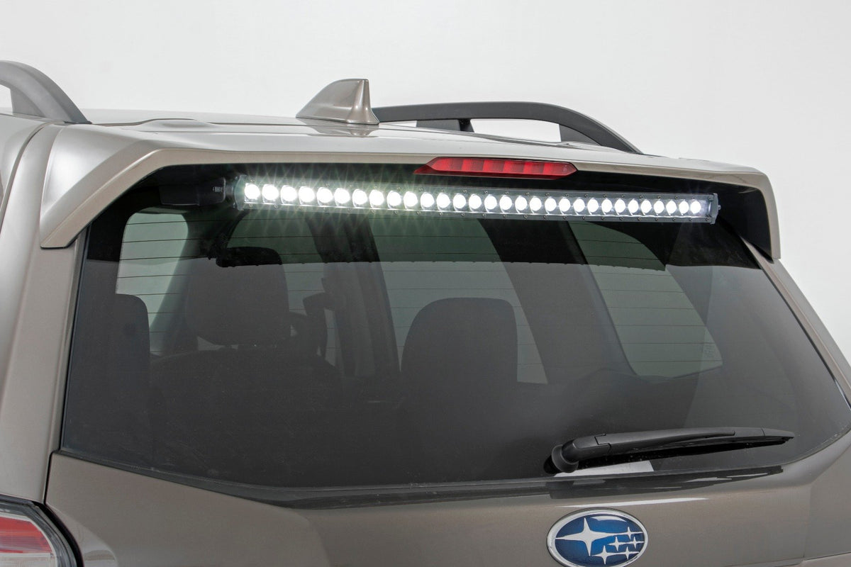 30 Inch Black Series LED Light Bar | Curved | Single Row